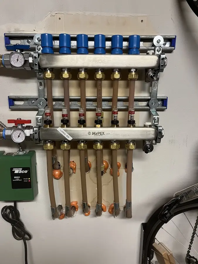 Plumber performing Gas Leak Detection at a residential property in Howard